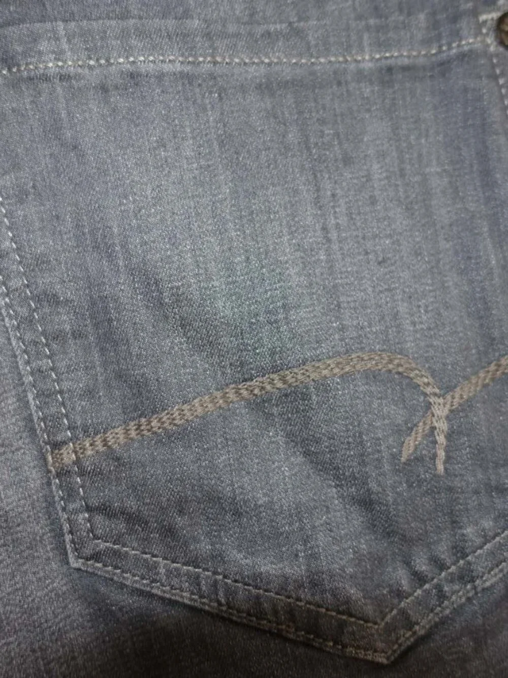 Mavi Men's Matt Relaxed Straight Leg Jeans Size 36 x 30 Gray Mid Rise Denim